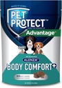 Pet Protect Whole Body Comfort + supplement til hunde, Vet- Formuleret alenza, understøtter en normal inflammatorisk respons, Kylling - Opskåret bløde tygger (60 Greve)