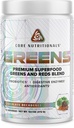 Core Nutritionals Greens - 124; Premium - superfood - røde & grønne blend - 124; 5 Millioner CFU - probiotika, fordøjelsesenzymer, & antioxidanter - 124; 30 Serveringer (Chocolate Decadence)