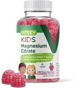 Viteey Kids Magnesium Citrate Gummies - Understøtter Sleep Aid, Rolig Gummies, Muscle Relaxer, Optimal Afslapning - Vegetarisk, Gelatine fri, Gluten fri, GMO fri - Tasty Chewable Raspberry Flavored Gummy