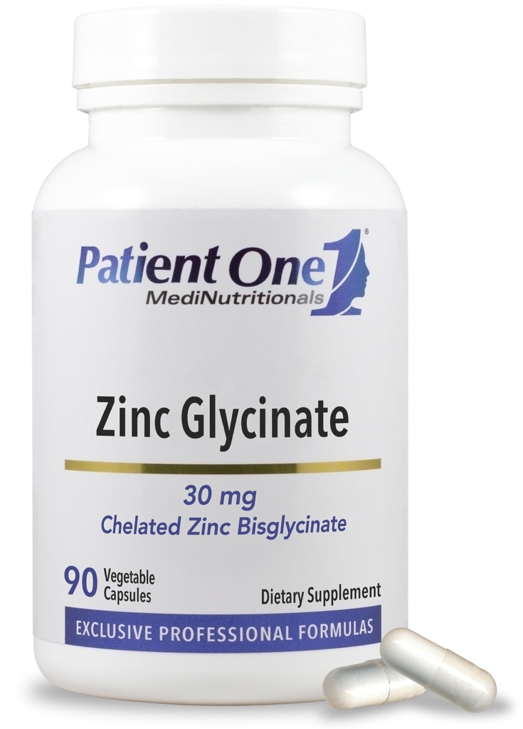 Patient 1 Zinkglycinat 30 mg 10 mg 12, supplement til supportimmunsystemet