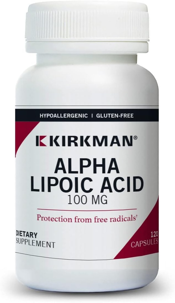 Kirkman Alpha Lipoic Acid 100 mg - Hypoallergifremkaldende