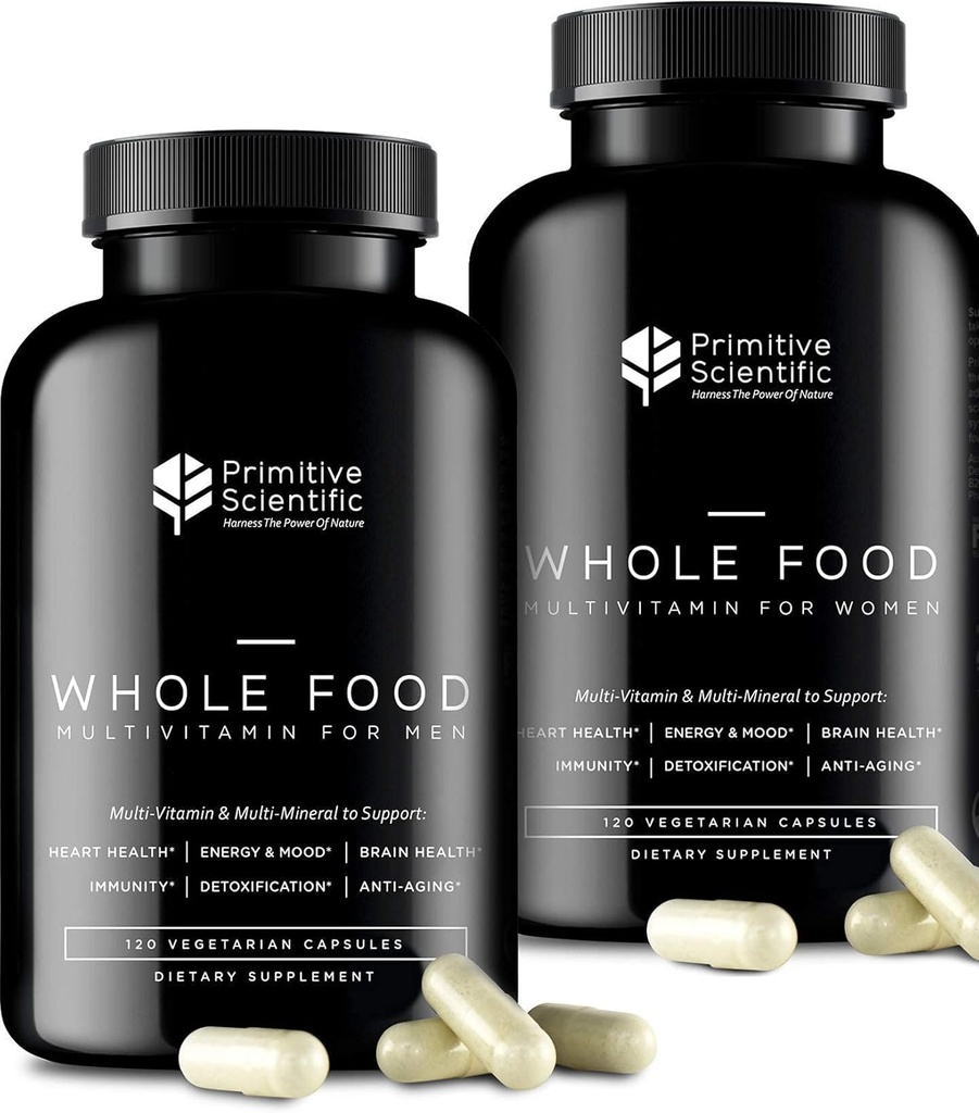 Whole Food Men & Women 's Supplement for Holistisk Sundhed (Bundle)