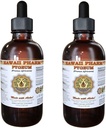 Pygeum Liquid Extract, Pygeum (Pygeum Africanum) Tinktur, Herbal Supplement, Hawaii Pharm, Lavet i USA, 2x4 fl.oz
