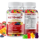 Keto Apple Cider Vincious Gummies, Keto ACV Gummy Diet Supplement, Advanced 1500mg ACV Gummies med Folate, B12 B6 og Keto Support til kvinder Mænd, Gelatin- fri, Vegan & Non- GMO (Multi- Flavor)