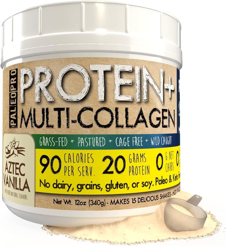 PaleoPro ® Protein + Multi- Collagen (Aztec Vanilla)