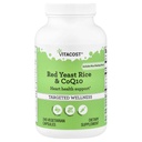 Vitacost Red Gær Rice & CoQ10 med No- Flush Niacin -- 240 Vegetariske kapsler