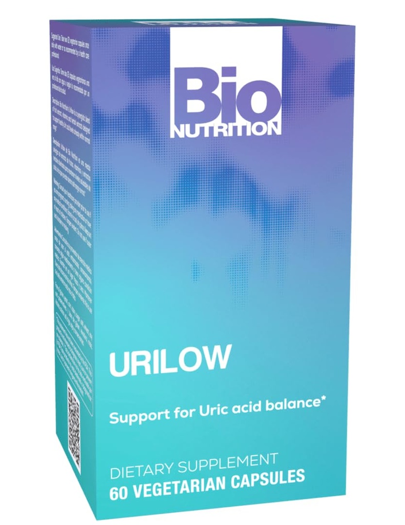 Bio Nutrition Urilow 60 Vegetariske Capsules Name 124; Natural Support for Urinary Health