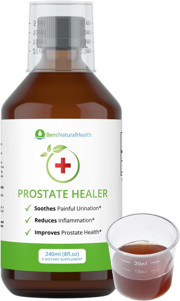 Ben 's Natural Health Prostata Healer, Herbal flydende tinktur til Prostate Support, Urinary Flow, og Bstige Sundhed, 8 fl oz
