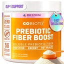 GOBIOTIX Fiber supplement pulver med Prebiotics til fordøjelse sundhed og GLP-1 Support, Opløselig Fiber til Gut Health & Debloat, Keto, Vegan, Gluten & Sugar Free, 35 Servere (1 Pack)