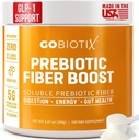 GOBIOTIX Fiber supplement pulver med Prebiotics til fordøjelse sundhed og GLP-1 Support, Opløselig Fiber til Gut Health & Debloat, Keto, Vegan, Gluten & Sugar Free, 35 Servere (1 Pack)