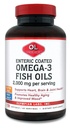 Olympian Labs Enteric Coated Omega 3 Fish Oliils, 2000 mg per servering / 60 portioner, 120 Softgels