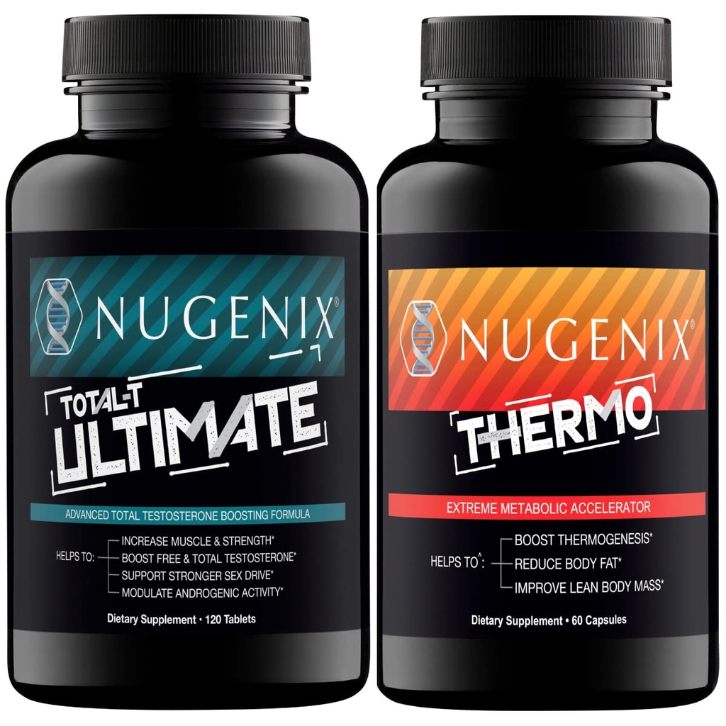 Nugenix Total- T Ultimate and Thermogen Fat Burner for Mænd