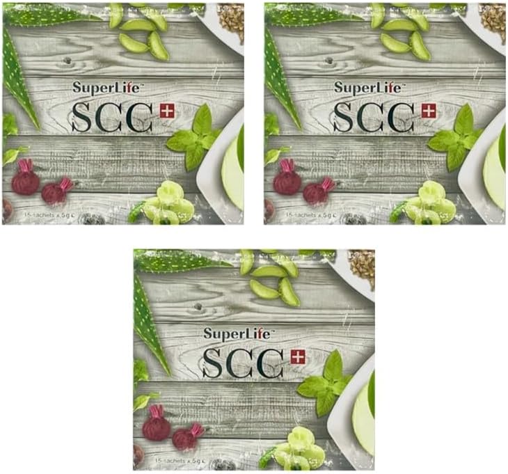 3 pakker Super Life Colon Care Fiber Probiotika Prebiotics Aid fordøjelse stc Fibre (15 Sachels / Box)