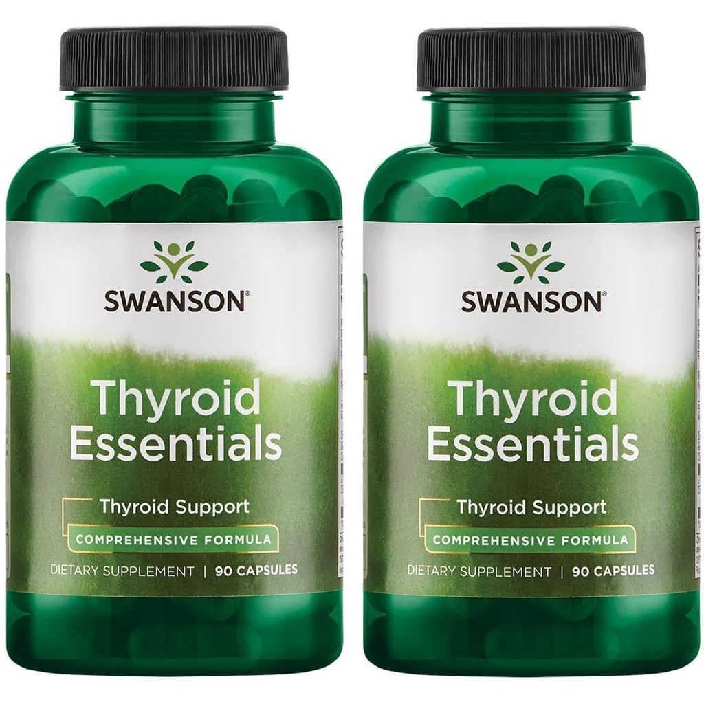 Swanson Thyroid Essentials 90 Kapsler (2 pakker)
