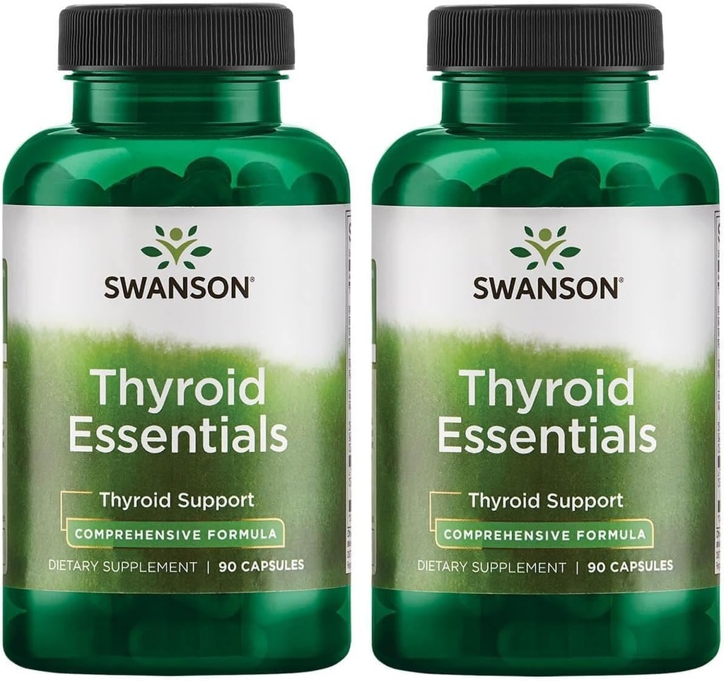 Swanson Thyroid Essentials 90 Kapsler (2 pakker)