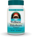 Source Naturals Wellness Elderberry Extract, 500 mg for immunsystemet Support * - 30 tabletter