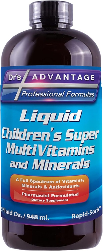 Flydende børns Super MultiVitaminer & Mineral 32oz