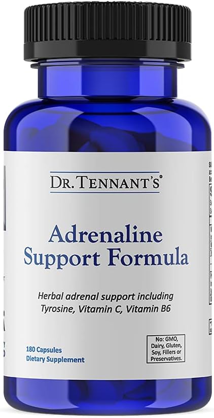 Dr. Tennant 's Adrenaline Support Formel 124; Understøtter adrenal sundhed, energi niveauer & immunfunktion