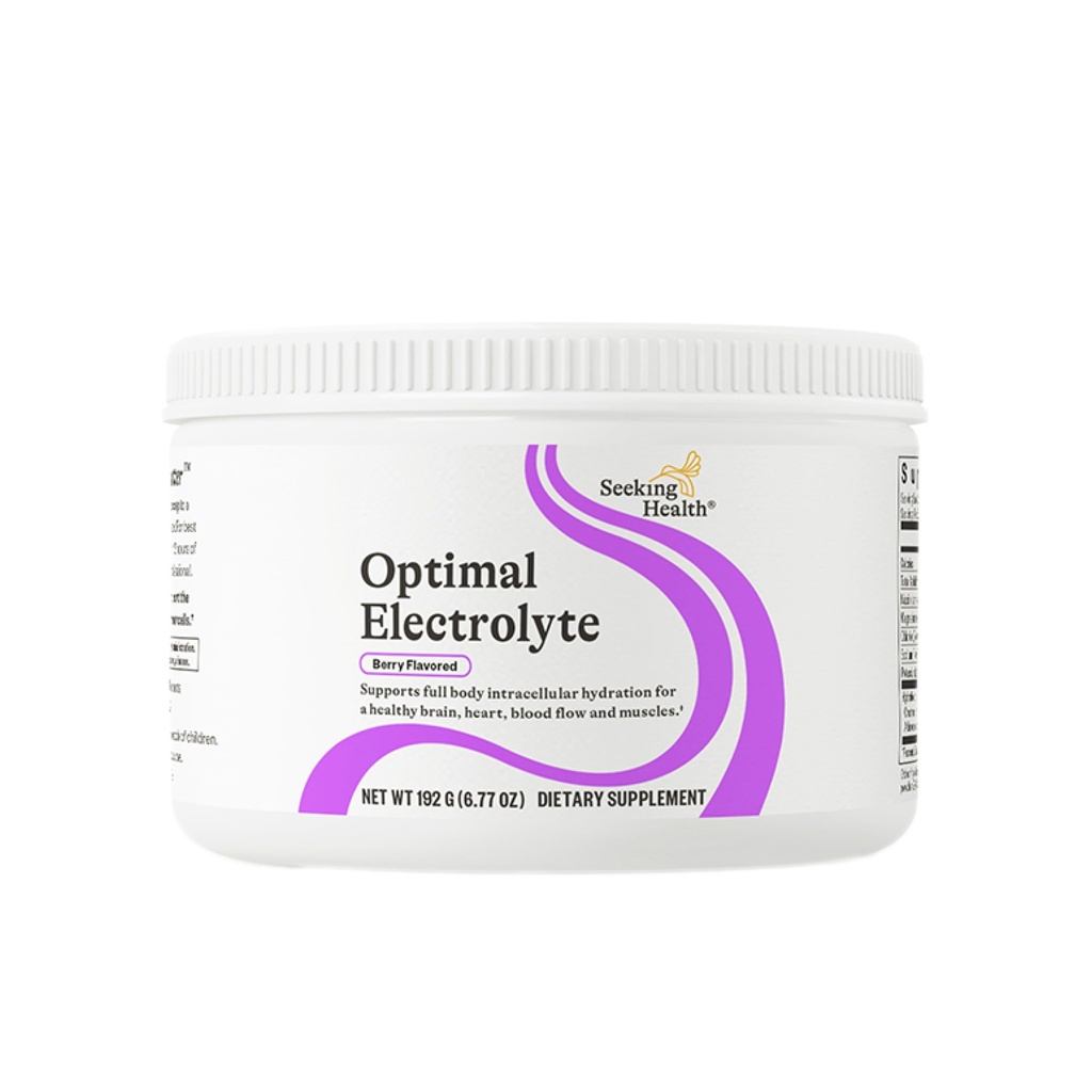 Seeking Health Optimal Electrolyte Powder - Electrolyte Powder with Sodium & Potassium - Support Digestion & Energy with Magnesium Electrolyte Supplement - Berry, 30 Servings