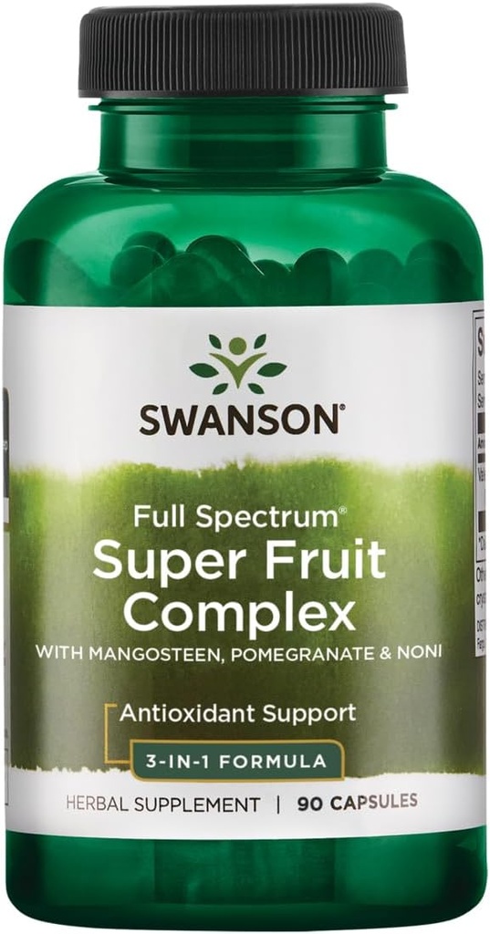 Swanson Mangosteen / Pomegranat / Noni Complex Antioxidant Support Gastorintestinal Support 240 Milligram 90 Kapsler