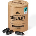 NATURLIGE SKILAJIT kapsler (2 Måneders Tilgang) - 60 Greve - Shilajit til mænd og kvinder med Fulvic Acid & Trace mineraler, Plantebaserede næringsstoffer til energi, immunforsvar & Vitality