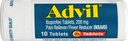 Advil Pain Reliever og Fever Reducer, Pain Relief Medicin med Ibuprofen 200 mg for hovedpine, rygsmerter, menstruationssmerter og fælles smertelindring - 10 overtrukne tabletter