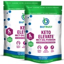 BioTrust Keto Elevate - C8 MCT Oil Powder - Ketogen MCT Coffee Creamer, Keto Coffee Creamer - Clean Energy, Mental Focus & Clarity - 100% Captac Acid MCT Powder, Non- GMO (Unflavored, 40 Servere)