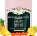 Feminin Balance Gummies - Kvinder sundhed Probiotika til pH & immunforsvar & Natural Ananas Arv (1)
