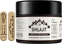 Shilajit Pure Himalayan med Fulvic Acid & 85 + Trace Minerals Shilajit for Mænd & Kvinder Golden Grade A Shilajit Resin Supplement med en lille bitter smag for energi & immunitet - 50 Bedste
