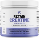 VISSE Creatinmonohydrat pulver (60 Serv) - 100% Mikroniseret Høj Absorption Creatinmonohydrat, Lean Muskelmasse & Recovery