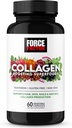 Kraftfaktor Collagen Boosting Superfood, Vegan Collagen Booster med Hyaluronsyre, Biotin, Bambus, Aminosyrer & Vitamin til hår, hud, og negle, Styrker og hudtillæg, 60 kapsler