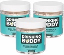 Drikkebuddy (3pack, efter- Drikkehjælp med DHM, Prickly Pære, L-Cystine og L-Theanine, Milk Thistle, B-Vitamin, Ingefær