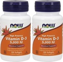 D3- 5000 IE, 120 Softgels (pakke med 2)