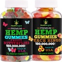 2PACK Hamp Gummies- Friske sommerfugle og lækre Hamp Gummy Peach- for søvn, rolig og afslappende - Inflammation Natural Hamp Party- Made in USA