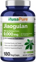 NusaPure Jiaogulan 20:1 Extract, 450 mg Equivalent to 9,000mg 180 Veggie Capsules (Vegetarian, Non-GMO, Vegan) Gynostemma Pentaphyllum