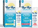 Detox Drink Mix w / Electrolytes - for Bloating, Recovery, Træthed, Brain Fog - Probiotika, Lions Mane, Milk Thistle - Zero Sugar Variety Pack - 20 Pack