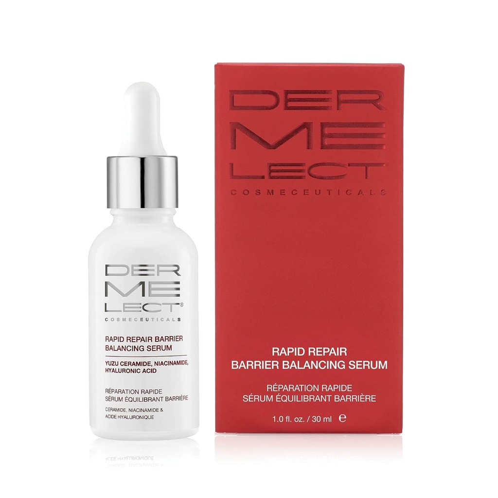 Dermapple Cosmecaments Rapid reparation barriere Balancing Serum - Super- Hydrating Treatment with Niacinamid, Hyaluronic Acid, Prebiotics, & Antioxidants for Glat, Radiant Skin 1.0 oz