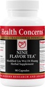 Sundhed Bekymringer Nine Flavor Tea - immunforsvar, Nyre Support & Lymporial Health - Kinesisk Herbal supplement til oral sundhed, nat sweats, Blurred Vision - 90 Kapsler
