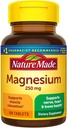 NATUR MADE Magnesium, 250 mg, tabletter, 100 ct