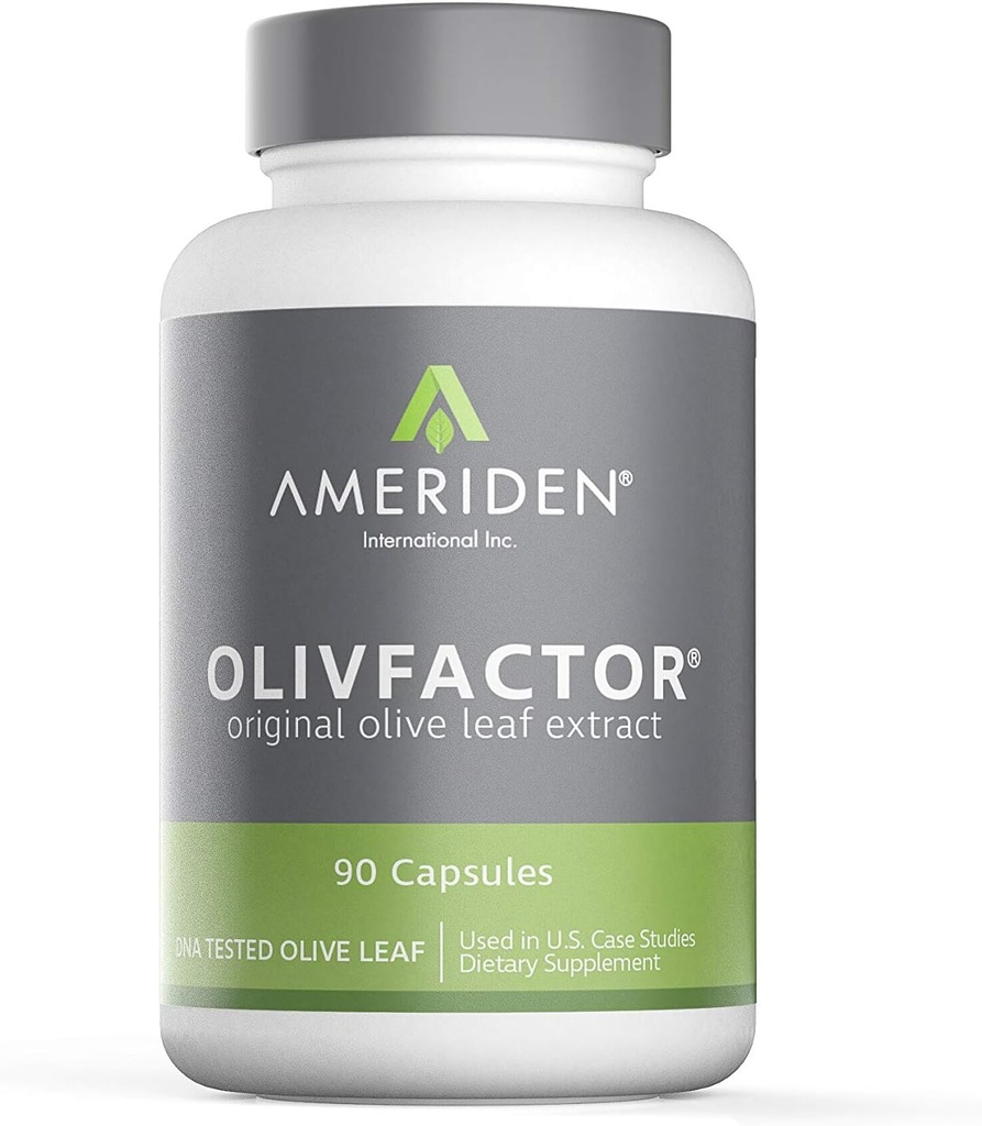 OLIVFACTOR- Original Olive Leaf Extract- DNA Testet Potent 20% Standardiseret Active Oleuropein 90 Vacs 525mgs