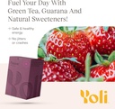 Yoli ® Passion Energy Drink Powder Mix - Natural Energy Drink Mix for Endurance og Stamina, 30 Pakker - Berry