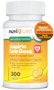 Lavdosis Aspirin 81mg for voksne overdækkede kapsler - Sammenlign med aktiv ingrediens i Lavdosis Bayer Aspirin for voksne - Sikkerhedsbelagte (300 Tæl)
