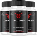 rize laboratorier (3 Pack) Testonine Mand tillæg, Testonine kapsler til mænd, Testonine maksimal styrke Formel, Testonine All- Natural Pill til muskelkraft, Testonine anmeldelser (180 Kapsler)