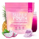 SkinnyFit - Super Youth Collagen for Women - Multi Collagen Peptider Powder - Probiotika, Fiber, Hyaluronsyre - Ikke GMO, Gluten Free, Sugar Free - Skønhed & Self Care - Tropical Punch (28 Servere)