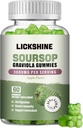 1 Pack Soursop Graviola Gummies - 3000mg Extra Strength Soursop Leaves Supplement with Vitamin C, Zinc - Digestive Aid, Immune Support & Antioxidant - Sugar-Free, Non-GMO, Vegan, 60 Counts