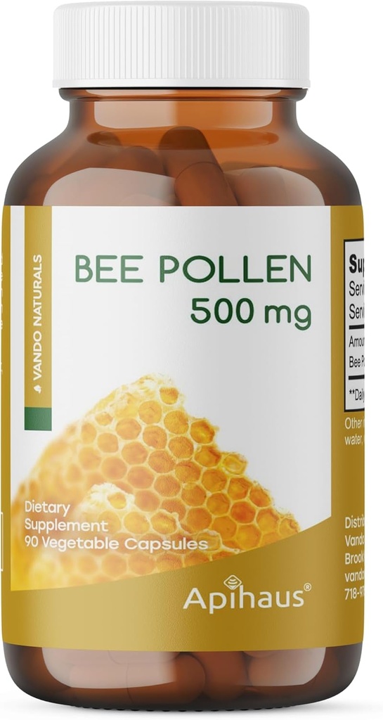 Bee Pollen 500 mg 90 kapsler