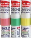 POY- SIAN Mark II Menthol Aromaterapi Nasal Inhaler, Natural Herbal Remedy med kølende essentielle olier Poysian (pakke med 3)