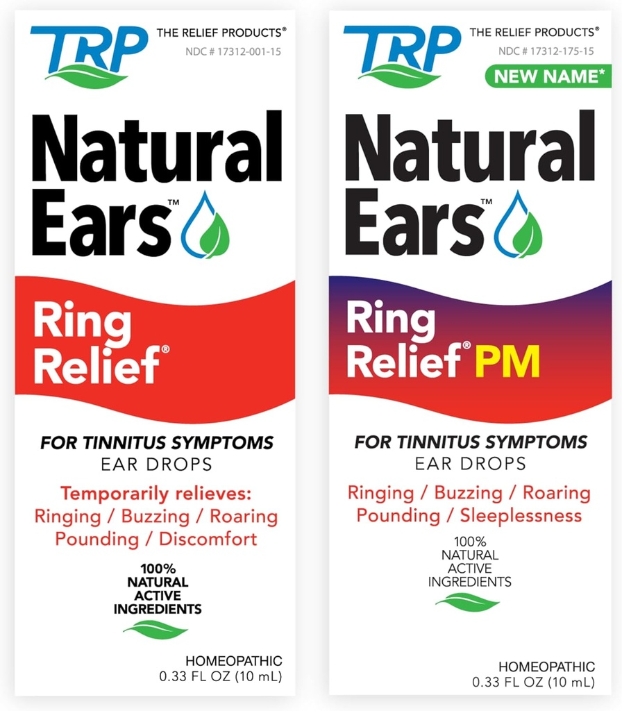 The Relief Products Ring Relief Ear Drops til dag og nat Relief