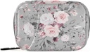 Vandfarve Blomst Pill Box 7 Dag Pill sag Rejse Pill Organizer Bag med lynlås Portable ugentlige Vitamin Medicin Supplement Holder Pouch Bag