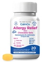 CalmCo Voksen Allergi Relief Gummy Bites med Diphenhydramin - Chewable Antihistamin for nysen, Runny Næse & Itchy Eyes, Nighttime Allergi Medicin til alderen 12 +, Fantasy Fruit Flavor, 20 Greve